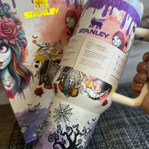 Stanley Spooky Purple and White Tumbler - Picture 4 of 5